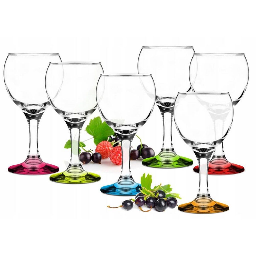 SENDEZ Weinglas Set 6-teilig bunt
